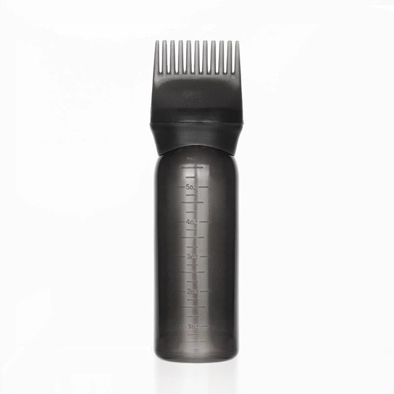 Hairdressing Applicator Bottle with Comb Tip, Multi-Color Options, Compact Salon Tool