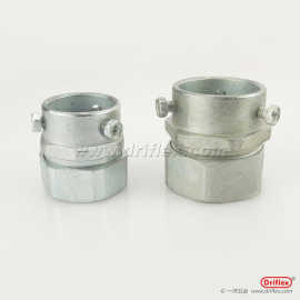 一洋五金供应锌合金卡套式接头钢管软管连接器内径10到100mm