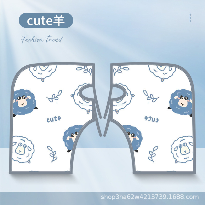 [업그레이드된 대형장갑] 귀여운 양 (자외선차단, 통기성)