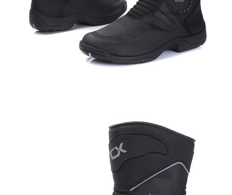 Yakushi/Arcx-L60627 Motorcycle Shoes Men's High-Top Leather Rider Shoes Racing Boots Waterproof and Breathable