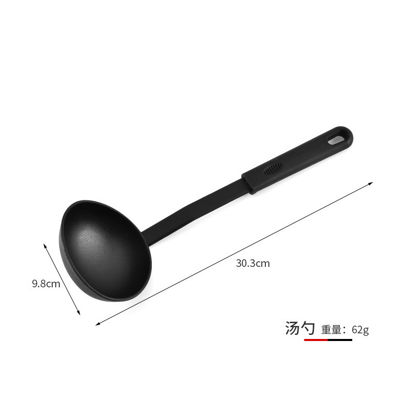 工厂直供尼龙厨具不粘锅煎铲汤勺更意粉爪烹饪勺铲尼龙厨具套装|undefined