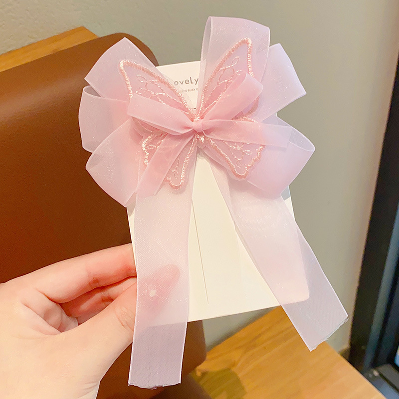 12 # 자수 나비 (핑크)