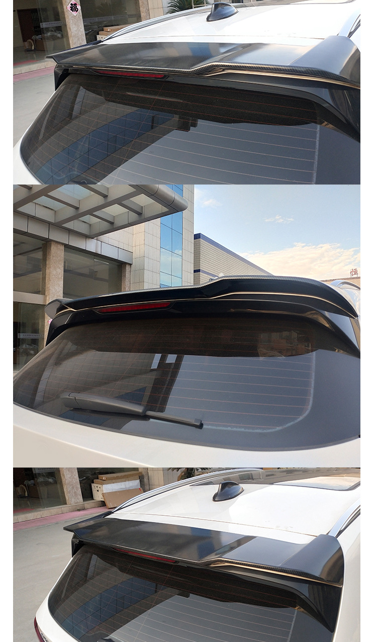 Suitable for BMW X3iX3 top wing G01G08 modified Black Samurai top wing carbon pattern rear spoiler wing