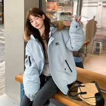 大码羽绒棉服女2025冬季新款宽松oversize短款加厚高级感棉衣外套