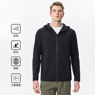 Spring Dijia Same Soft Shell Jacket Waterproof Outdoor Fitness Jacket Casual Sports Mountaineering Jacket for Men