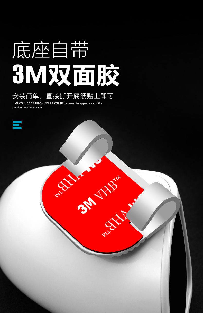 Car rearview mirror auxiliary small mirror car large field of vision blind area rearview mirror 360 degree wide angle mirror