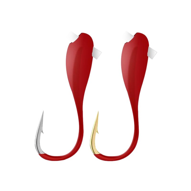 The sky hook jinhaixi 45 degrees non-stall a variety of Hook gourd red explosive hook fishing gear wholesale