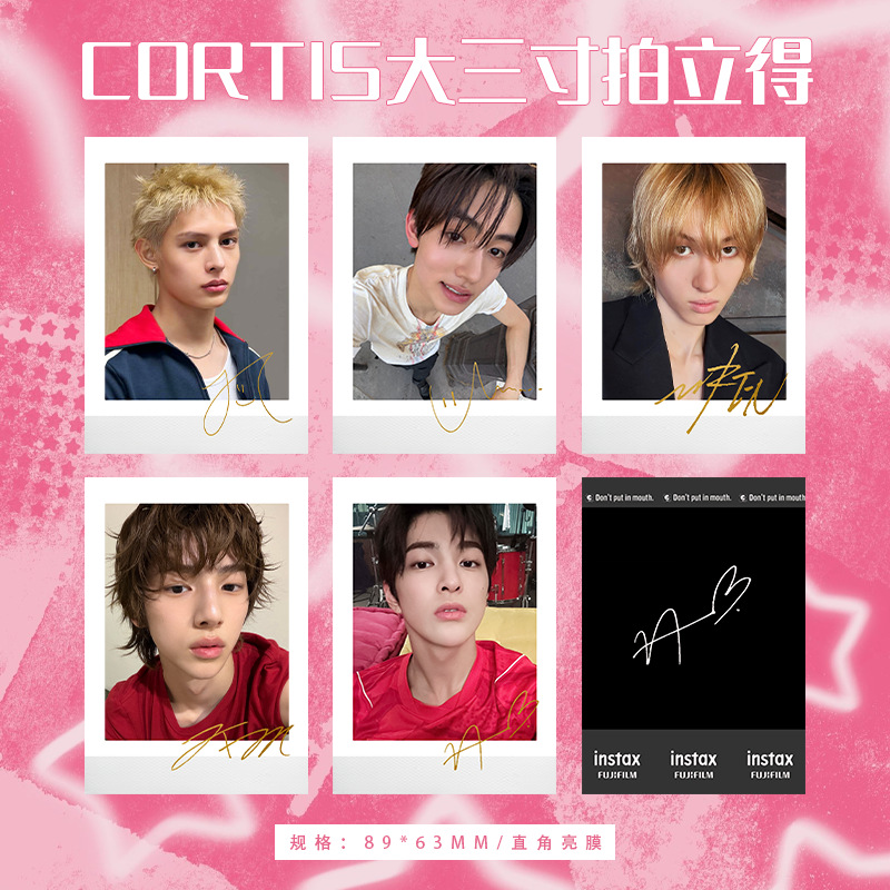 Cortis, Jin Joo-hyun, An Gan-ho, Martin, Yan Chengxuan, Zhao Yufan, Polaroid, 3inch signed merchandise, support items