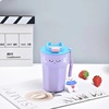 Handheld cartoon children's coffee cute glass stainless steel with glass