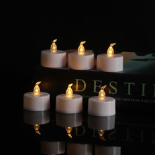 电子茶蜡 LED小夜灯电子蜡烛灯仿真蜡烛生日圣诞节庆气氛布置用品
