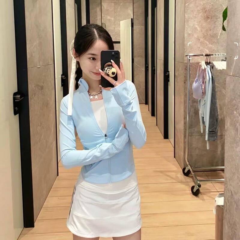 Lightweight Women's Lightweight Running Jacket Lulu Same Style Sports Cycling Sun Protection Clothing Lightweight Women's Lightweight Running Jacket Lulu Same Style Sports Cycling Sun Protection Clothing