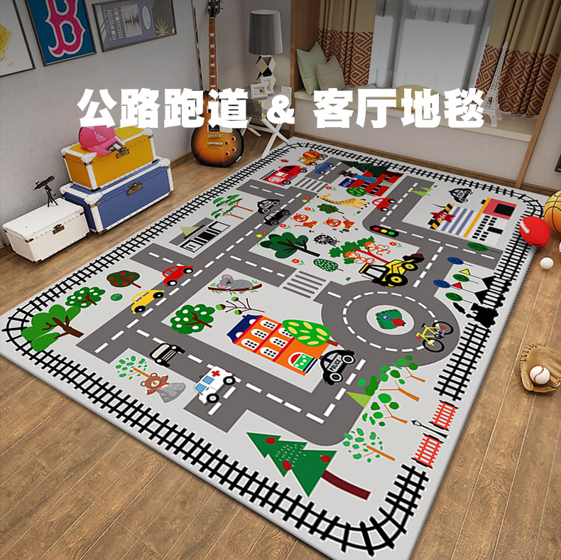 卡通地毯,印染地毯,客厅地毯,满铺地毯,地垫地毯