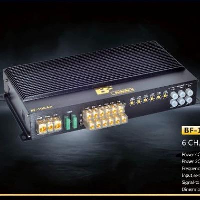 Car speaker/subwoofer Pure Power Amplifier 6X100W