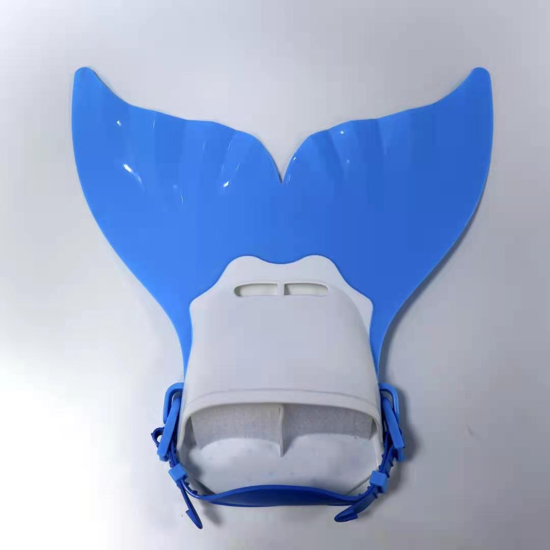 106 어린이 파란색과 흰색