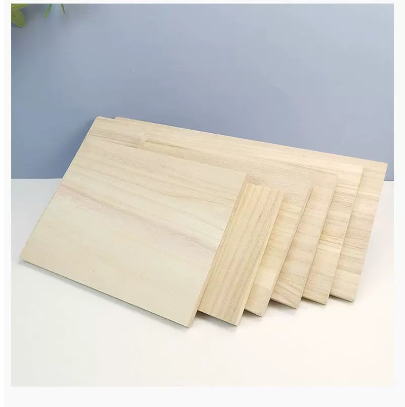 实木薄片木板片桐木原木材料墙上置物架手工隔断衣柜分层板材桐木