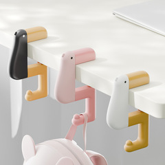 ランドセルフック Thinking Duck 学生デスクサイドバッグハンガー 粘着剤不要、取り外し可能なポータブルバッグフック