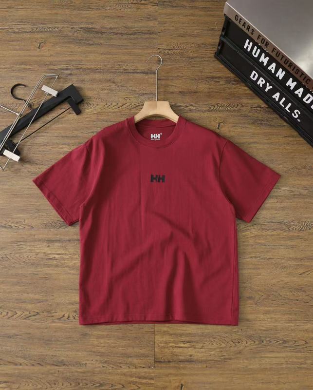 2025夏のハイリーハンソン男女の純綿半袖tシャツの上着は柔らかくて快適です。|undefined