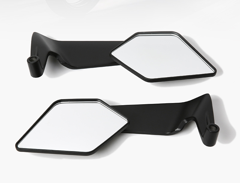Motorcycle Modified Rearview Mirror with Large Field of View Aluminum Alloy Universal Reflector Suitable for No. 9 Polar Core Electric Vehicle