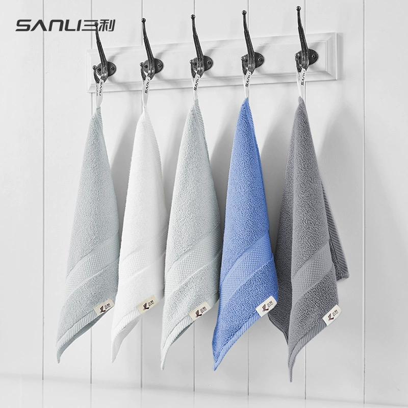 Sanli towel Factory Санторини квадратный 34*35 детское полотенце для мытья лица Хлопковое полотенце оптом