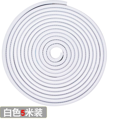 Automotive supplies PVC anti-collision strip Qapı və bamper qoruyucu zolaqlar - white-5-m