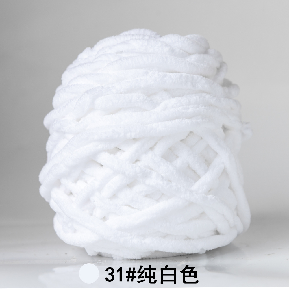 Hilo de la tira de hielo hilo de una sola hebra de lana gruesa bola de aguja hilo tejido a mano bolsa bufanda material de DIY Paquete de fábrica al por mayor