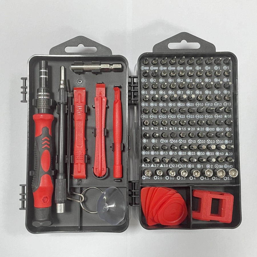 115-in-1 screwdriver set affordable version (red)