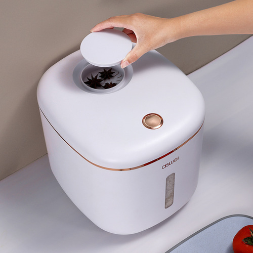 Automatically loaded rice bucket household insect-proof and moisture-proof sealed rice storage box rice flour light luxury style rice storage tank