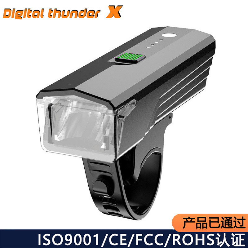 Lámpara de bicicleta nocturna al aire libre, linterna impermeable de luz brillante, carretera de montaña para niños, iluminación nocturna, equipo de ciclismo