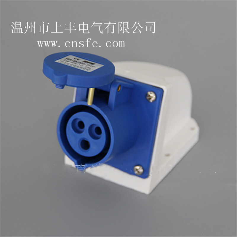 SFE温州上丰工业防水新型防水明装插座 3P/16A  SFN-113