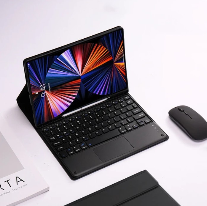 適用米タブレットPad 6/5 6S Pro12.4 bluetoothタッチキーボード赤米SE 11インチ保護カバー|undefined