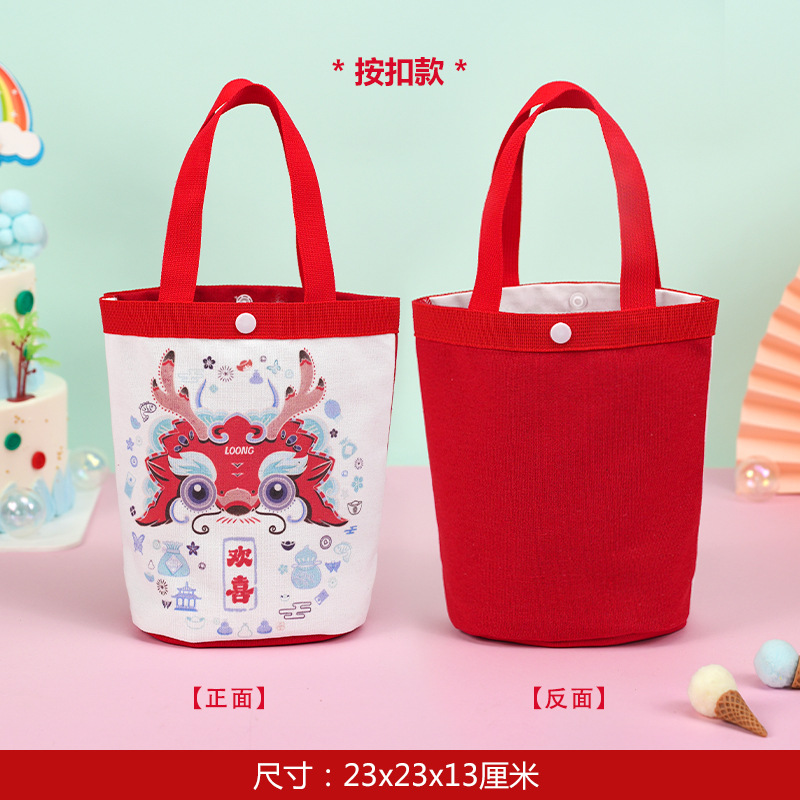 Bolsa de regalo de Navidad nuevo producto explosivo transfronterizo caja de regalo de manzana para niños embalaje de Nochebuena bolsa de regalo de Santa Claus