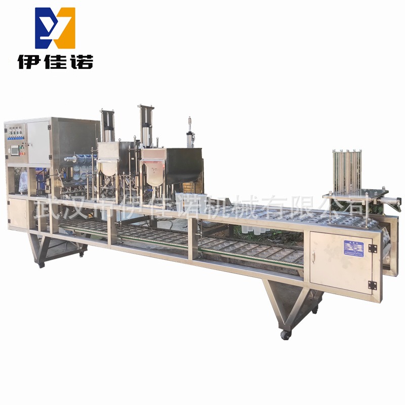 400ml杯装柠檬水灌装封口机 百香果果汁饮料塑料杯灌装封口机定制