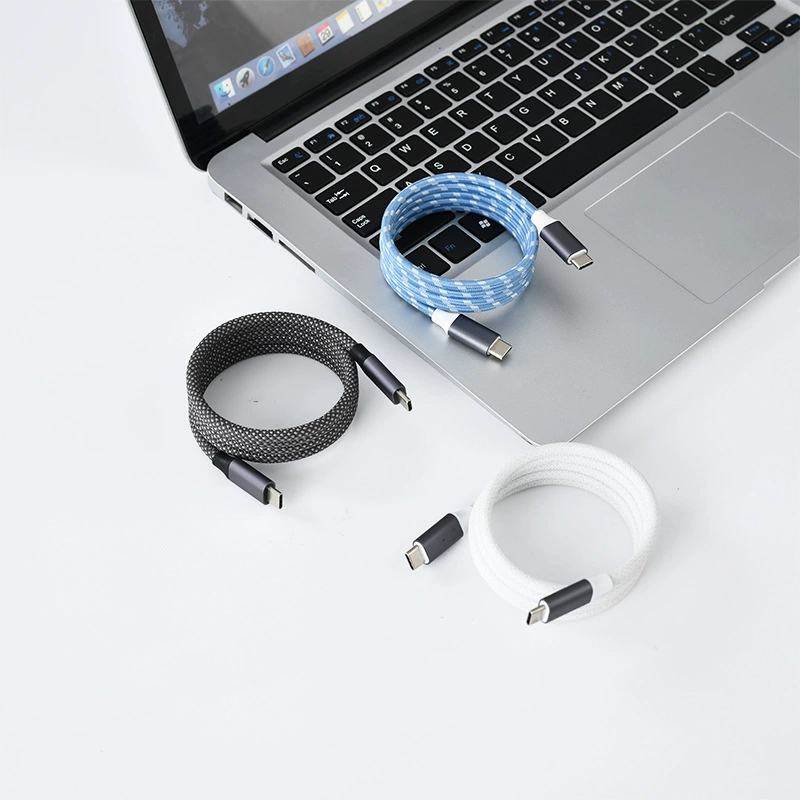 Универсальный USB-C би_DIRECTION интерфейс зарядное устройство магнитная кристализация кабель передачи данных ноутбук телефон аудио-видео HD