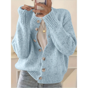N 35176 Mixed Dot Gentle Knit Cardigan ��ɫ�c����ᘿ��_��