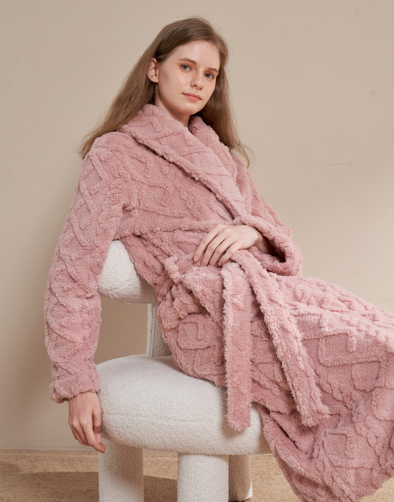 青果领提花开衫--米白&mdash;&mda