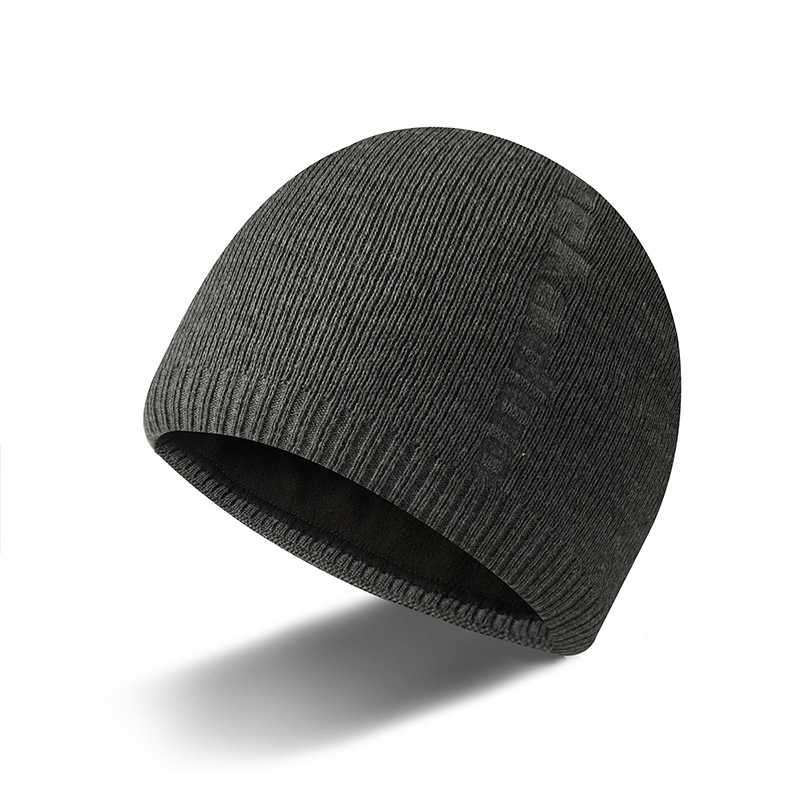 Nuovo cappello lavorato a maglia in rilievo autunnale e invernale, cappello freddo, berretto da skateboard, più cappello di lana caldo in velluto, cappello invernale da ciclismo_voghion.com