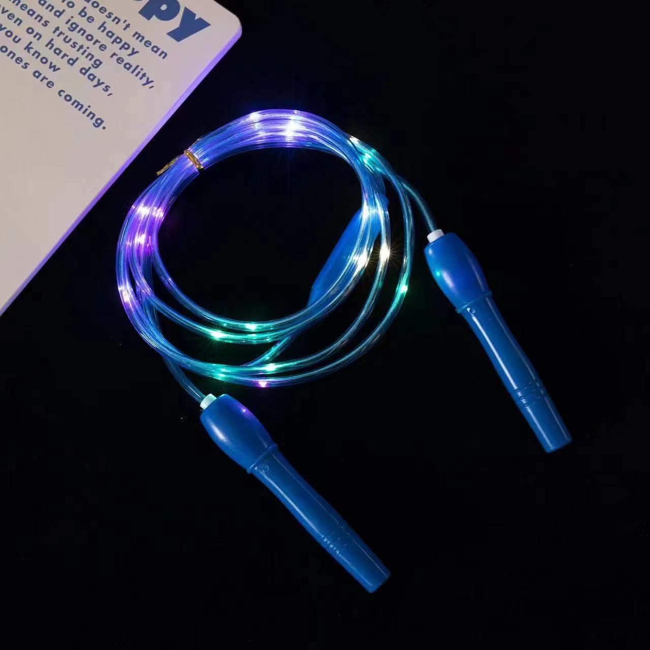 빛나는 로프 건너 뛰기 A 블루