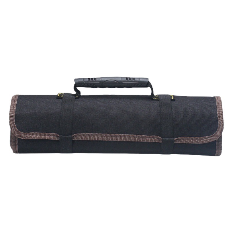 Venta al por mayor, bolsa de herramientas de tela Oxford tipo rollo, bolsa de herramientas, herramienta de electricista, lona de inserción
