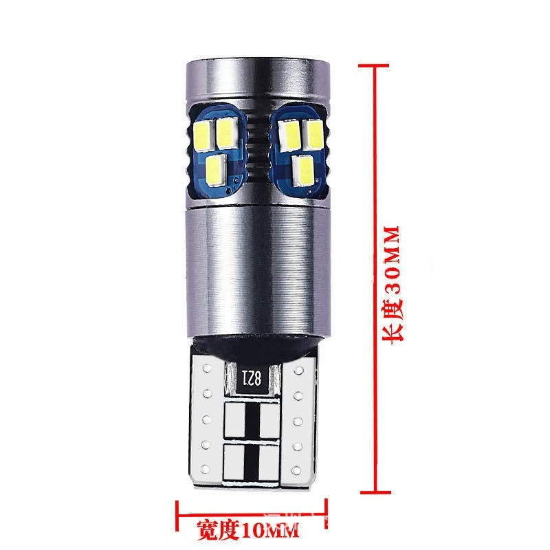 Автомобильная светодиодная лампа T10 2016 18 SMD, декодирование CANBUS, подсветка чтения