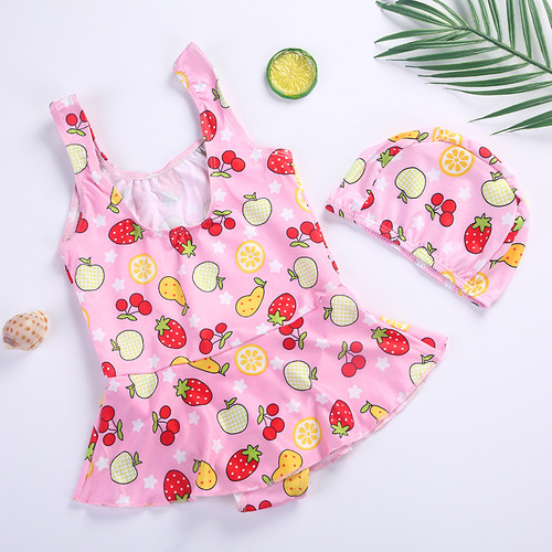 Children's swimsuit, unisex one-piece summer swimsuit for girls, professional swimsuit for kids (small, medium, large), princess dress, baby swimwear