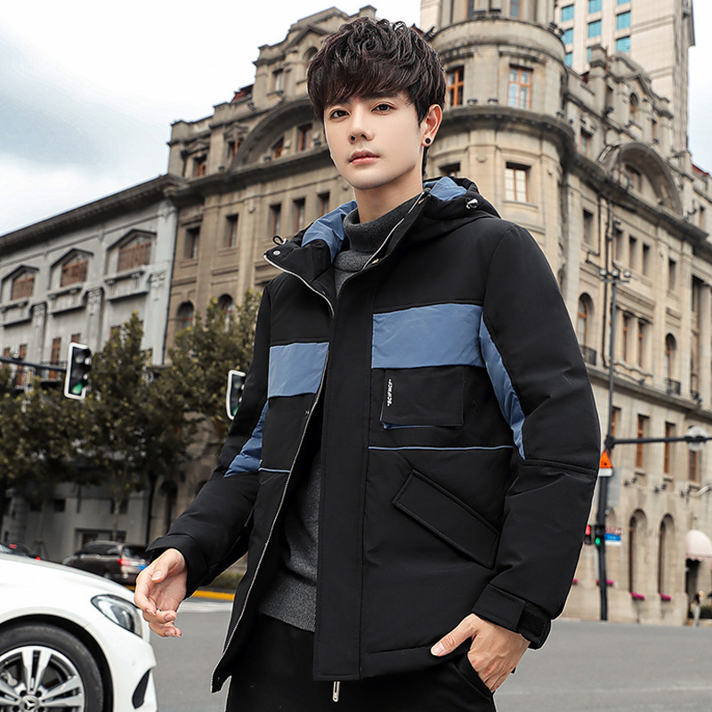 Short Coat Men's Down Jacket 2024 New Winter Korean Edition Student Thickened Trendy Brand_voghion.com
