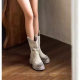 Boots Women's Summer Western Cowboy Boots Breathable Martin Boots Thin Hollow-out Mid-barrel Outdoor Tooling Boots Scrap Boots
