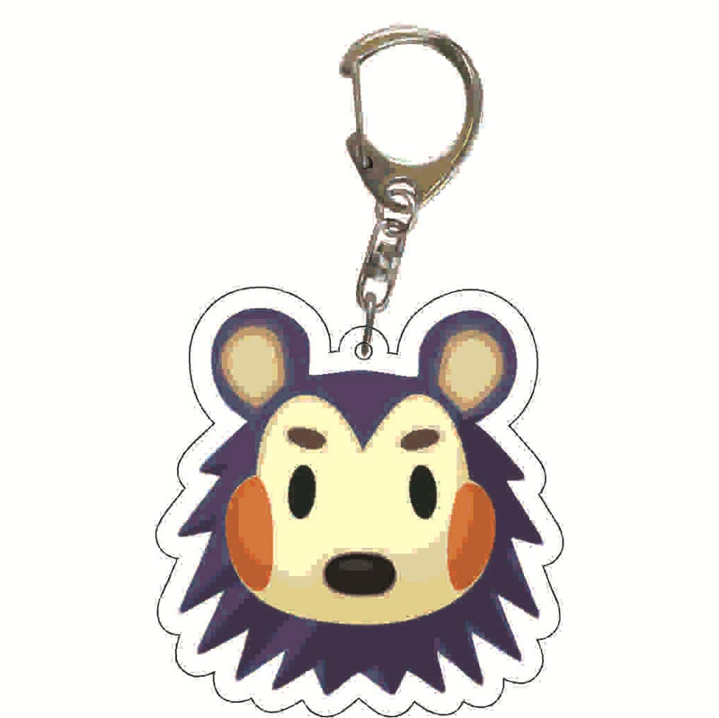 Акриловая подвеска: комплект в окружении игры Animal Crossing, оригинальная форма брелка-ключодержатель