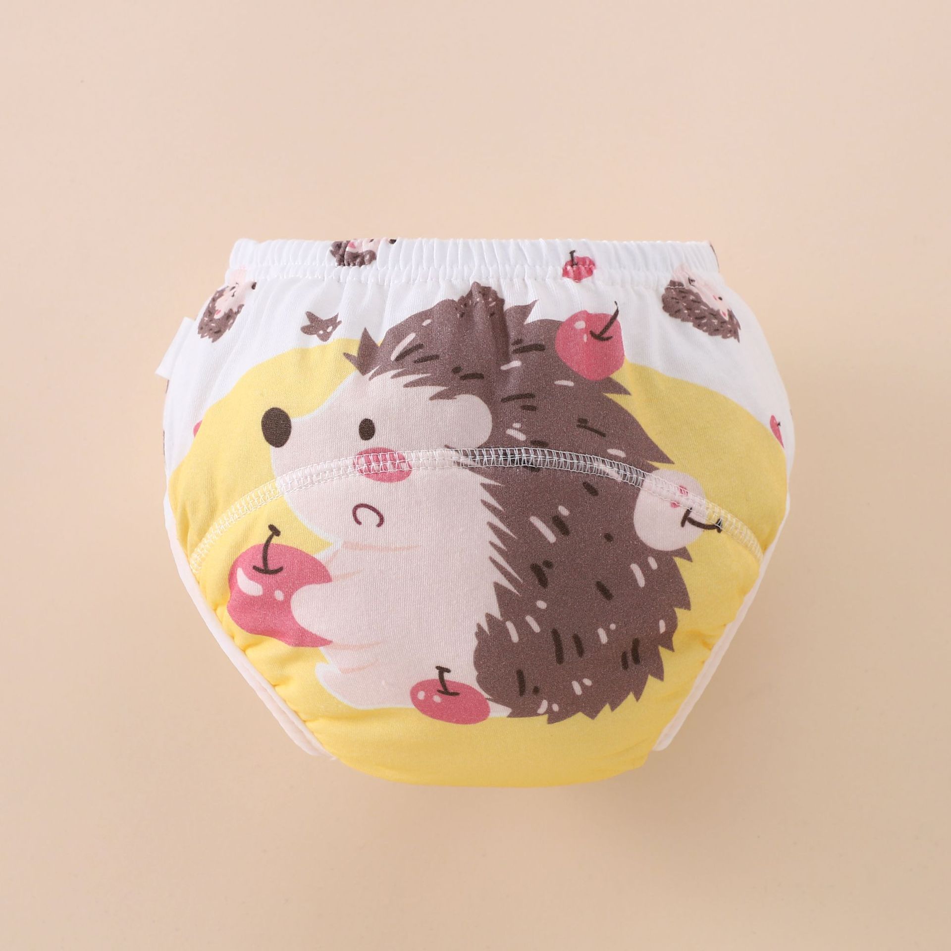 Pantalones de entrenamiento transfronterizos para bebés, pantalones de aprendizaje de algodón puro para niños, pantalones de pañales transpirables con dibujos animados para bebés de verano, pantalones lavables a prueba de fugas