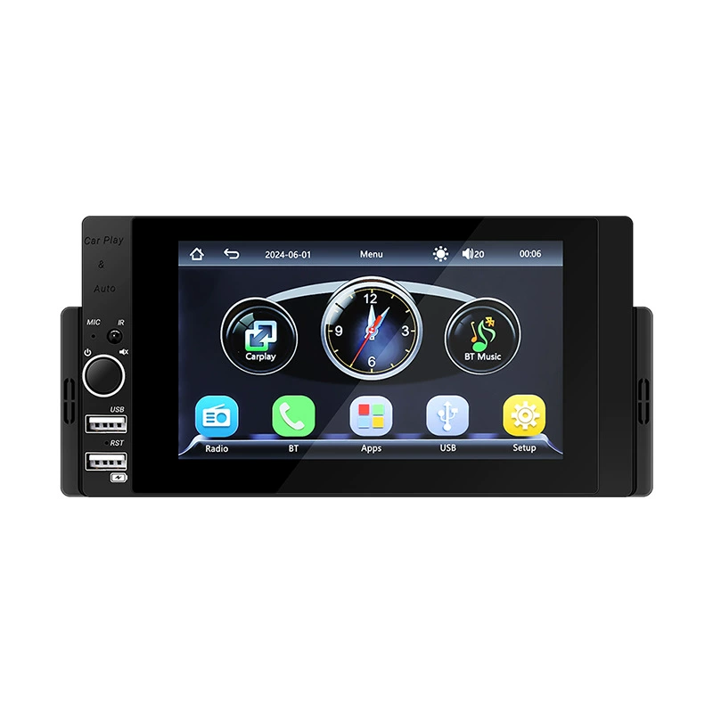 Глобальный автомобильный Bluetooth MP5 плеер 5.5-дюйм car MP5 плеер CarPlay взаимосвязанное заднее изображение