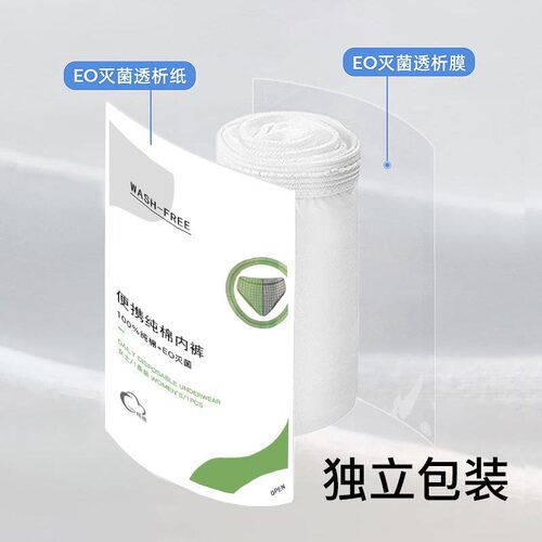 Disposable underwear for women, pure cotton, sterile, individually packaged, postpartum, pregnant women, daily disposable, wash-free cotton shorts