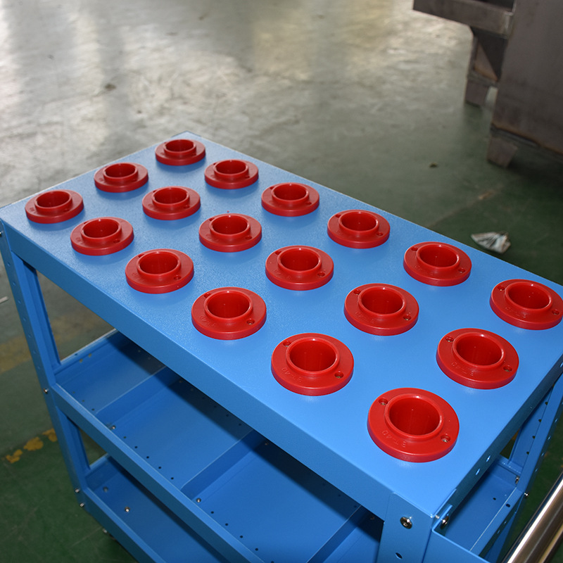 数控车铣刀具车柜 CNC刀柄BT40/BT30/BT50五金三层移动刀具车批发