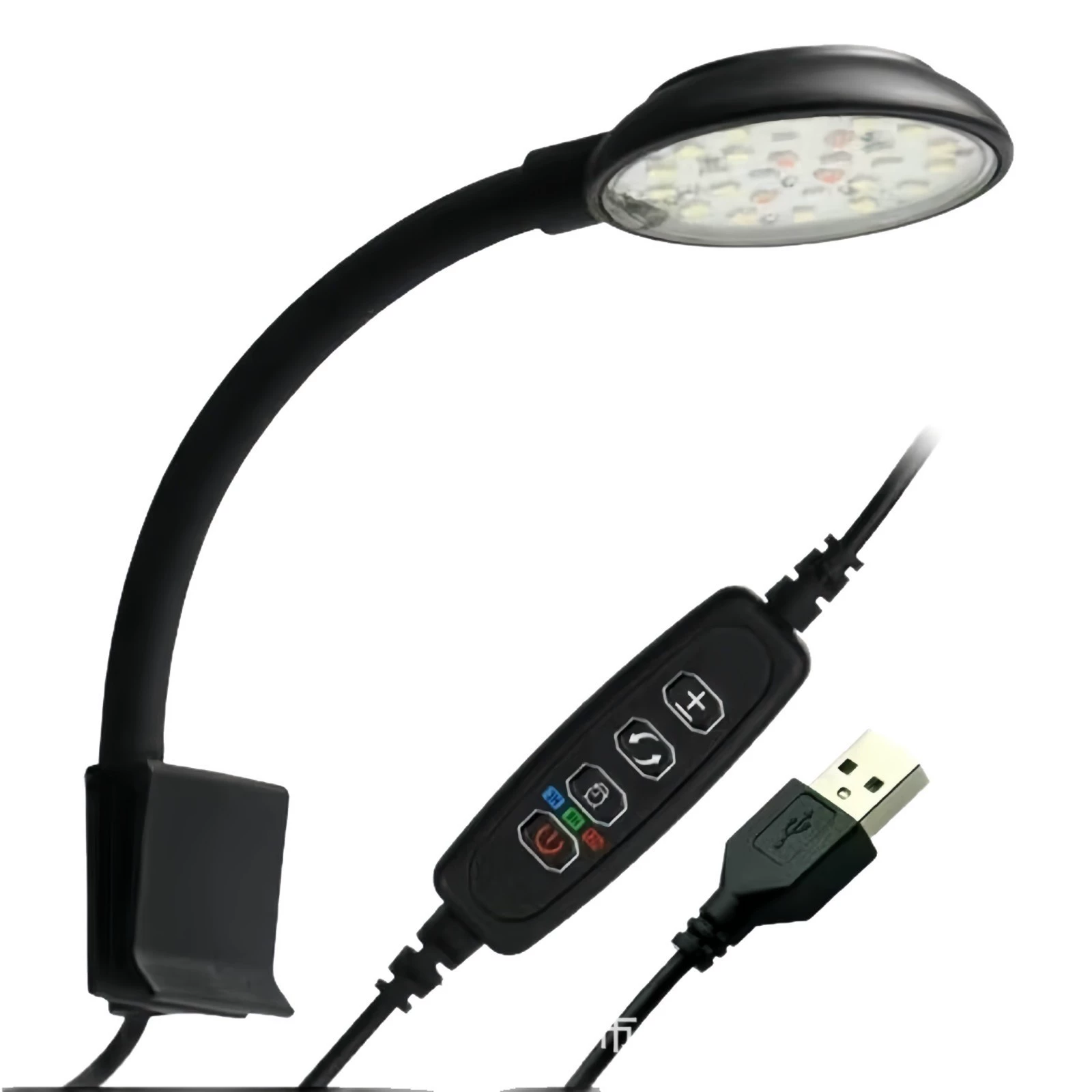 Погружной LED-ламп для аквариума, USB 7Вт RGB, 10 ступеней затемнения и таймер, спектр без перенасыщения для глаз