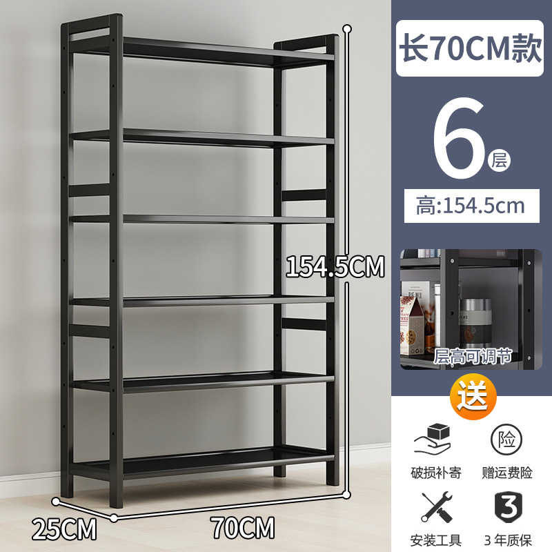 Estantería simple estante de apartamento pequeño Escritorio de piso de múltiples capas para el hogar de pared junto a un estante de almacenamiento de libros simple