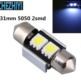 canbus decoding double tip 5050 2SMD 31mm car LED reading light license plate light LED roof light